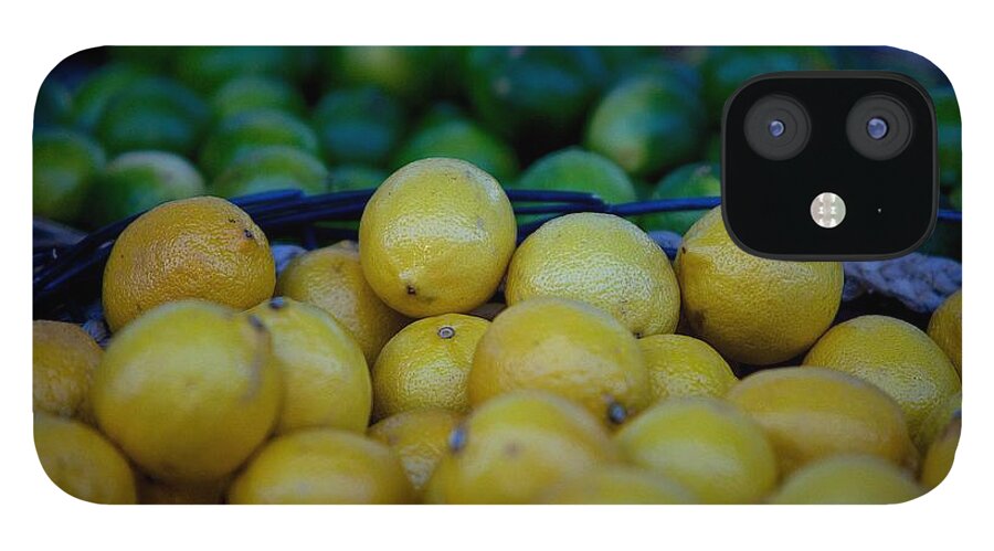 Lemon iPhone 12 Case featuring the photograph Lemon lime by Prince Andre Faubert