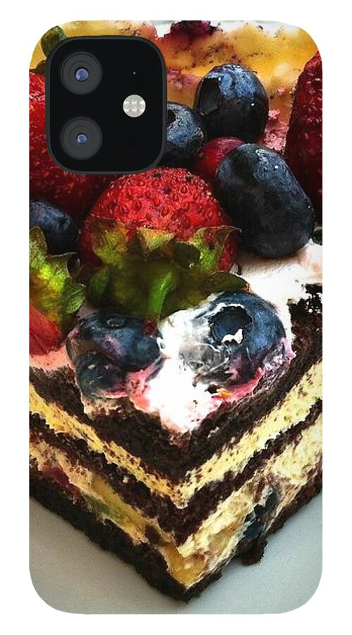 Cake iPhone 12 Case featuring the photograph Let Them Eat Cake by Venetia Featherstone-Witty