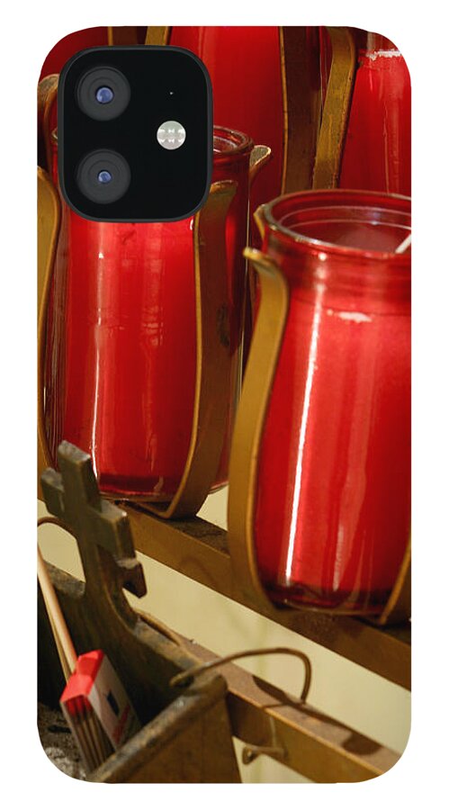 Angel iPhone 12 Case featuring the photograph Light a Candle by Kathryn McBride