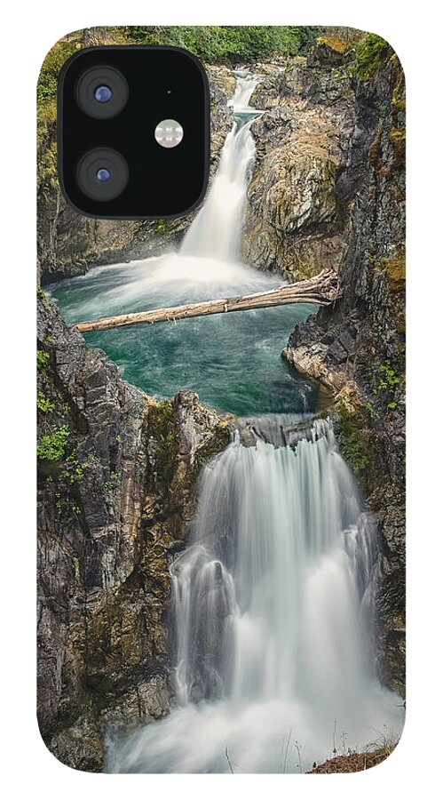 British Columbia iPhone 12 Case featuring the photograph Little Qualicum Falls by Carrie Cole