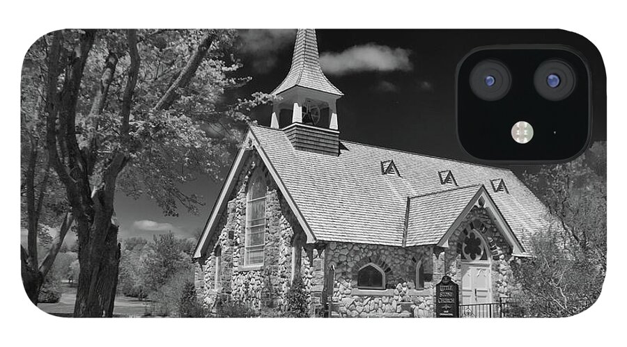 Buildings iPhone 12 Case featuring the photograph Little Stone Church by Guy Whiteley