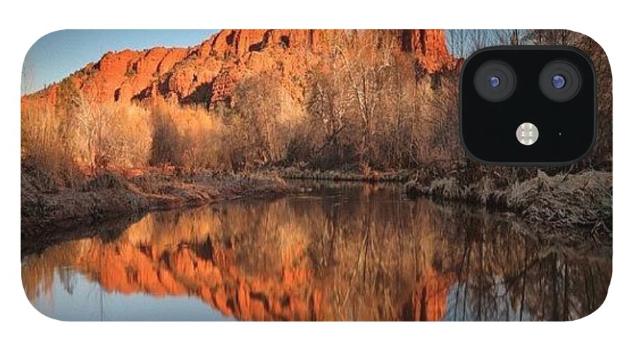  iPhone 12 Case featuring the photograph Long Exposure Photo Of Sedona by Larry Marshall