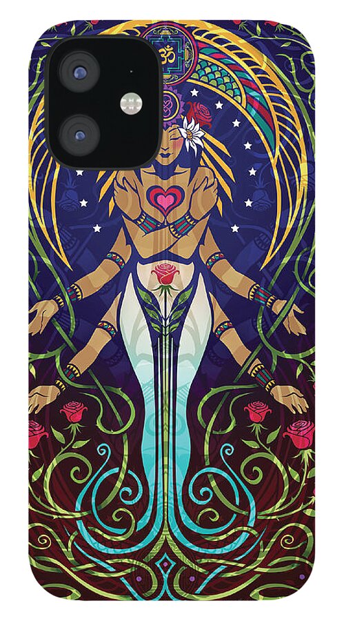 Love iPhone 12 Case featuring the digital art Love v.2 by Cristina McAllister