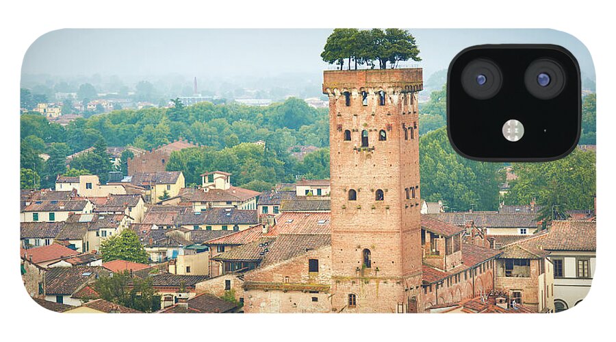 Clear Sky iPhone 12 Case featuring the photograph Lucca, Italy by Spooh