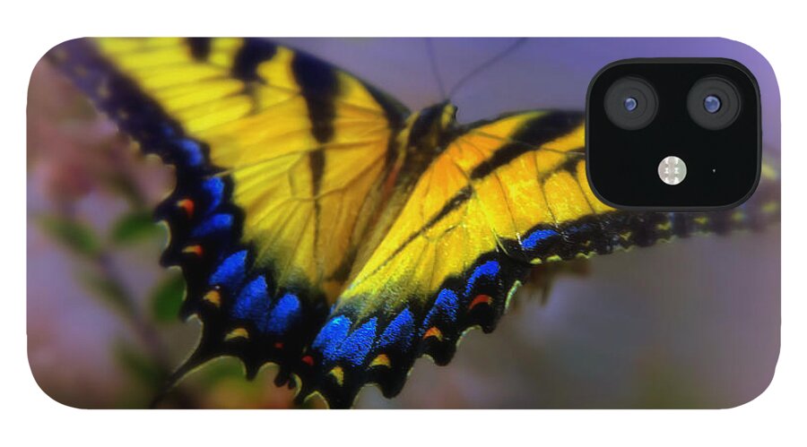 Butterflies iPhone 12 Case featuring the photograph MAGIC of FLIGHT by Karen Wiles