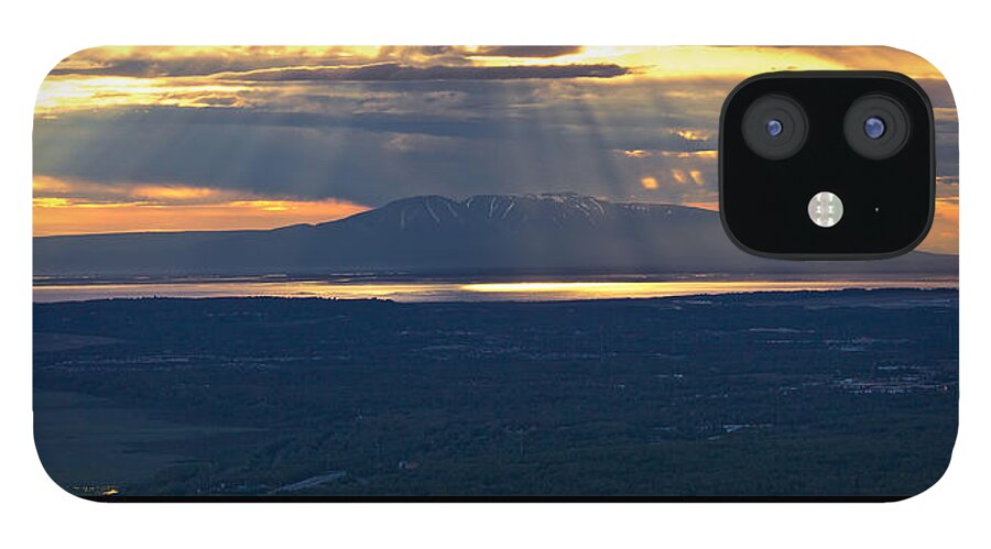 Alaska iPhone 12 Case featuring the photograph Majestic Mount Susitna Signature Edition by Scott Slone
