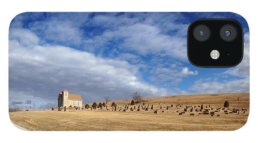 Cemetary iPhone 12 Case featuring the photograph Maple Hill Sentinels by Rod Seel