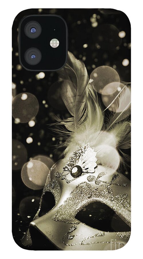 Mask iPhone 12 Case featuring the photograph Masquerade by Jelena Jovanovic