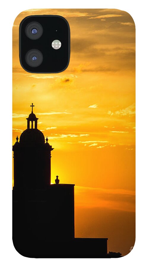 Fountain Square iPhone 12 Case featuring the photograph Meditative Sunset by Sophie Doell