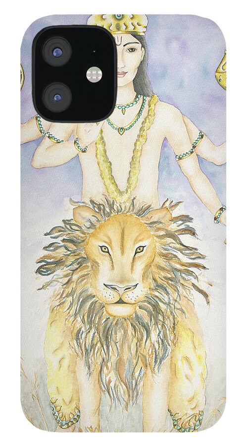 Vedic Astrology iPhone 12 Case featuring the painting Budha Mercury by Srishti Wilhelm