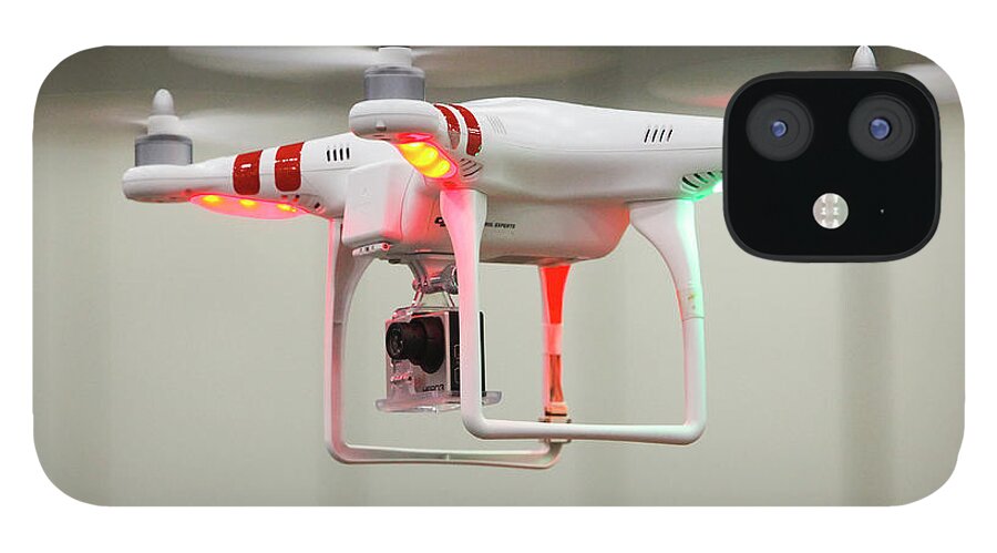 handicap residu Haalbaar Miniature Camera Drone iPhone 12 Case by Jim West - Fine Art America