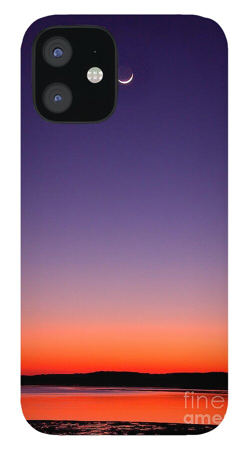 California iPhone 12 Case featuring the photograph Moon Smile by Alice Cahill