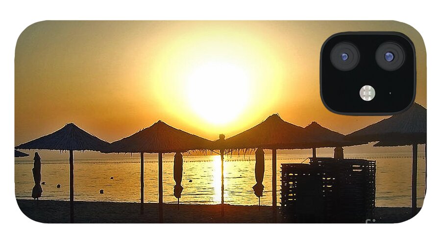 Morning iPhone 12 Case featuring the photograph Morning In Greece by Nina Ficur Feenan
