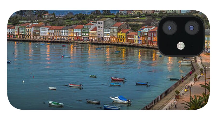 Mugardos iPhone 12 Case featuring the photograph Mugardos Panorama Galicia Spain by Pablo Avanzini