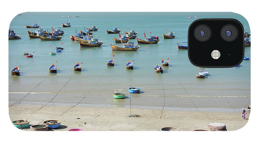 Scenics iPhone 12 Case featuring the photograph Mui Ne Beach by Tdo