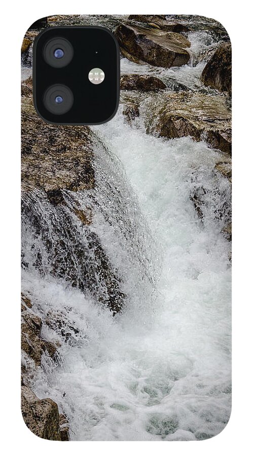 Running Water iPhone 12 Case featuring the photograph Naturally Pure Waterfall by Roxy Hurtubise