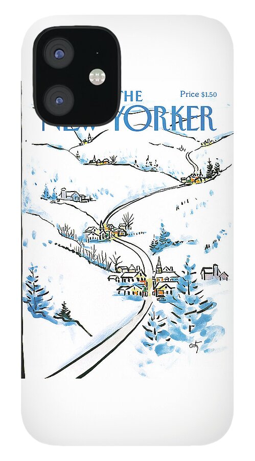 New Yorker December 8th, 1986 iPhone 12 Case