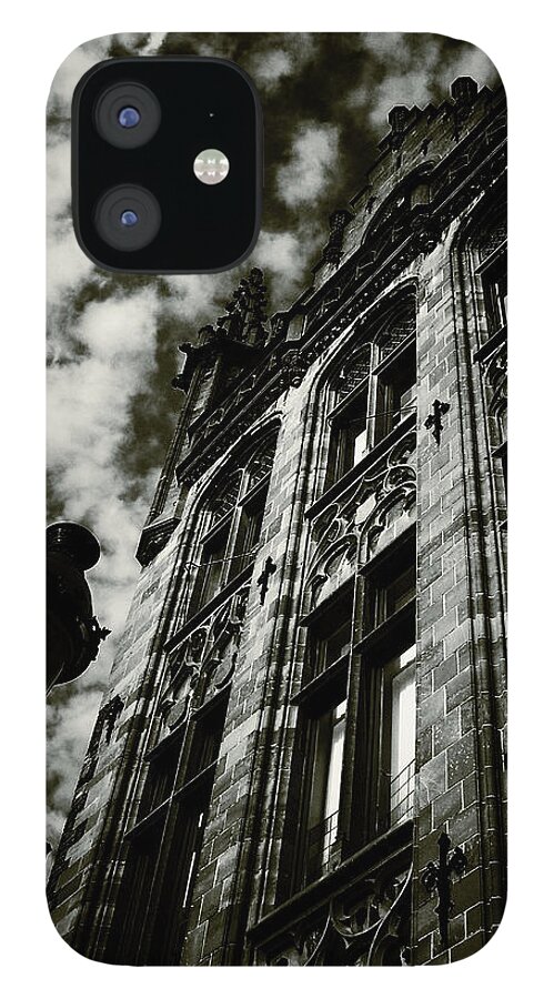 Connie Handscomb iPhone 12 Case featuring the photograph Noir Moment In Brugges by Connie Handscomb