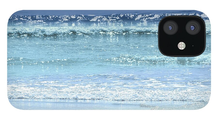 Water iPhone 12 Case featuring the photograph Ocean colors abstract by Elena Elisseeva