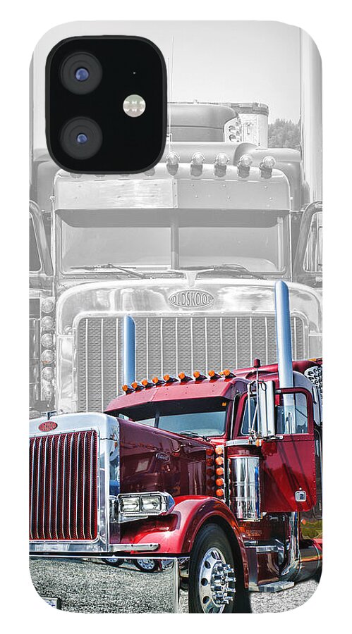 Trucks iPhone 12 Case featuring the photograph Old Skool-Double Pete by Randy Harris