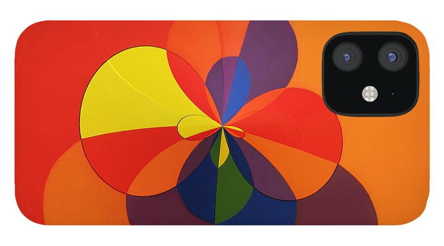 Abstract iPhone 12 Case featuring the photograph Orb 11 by Elena Nosyreva