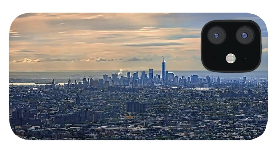 Nyc Skyline iPhone 12 Case featuring the photograph Over East New York by S Paul Sahm