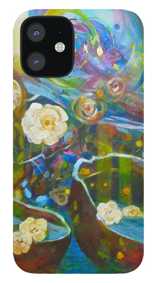 Fantasy iPhone 12 Case featuring the painting Beginning by Melanie Lewis
