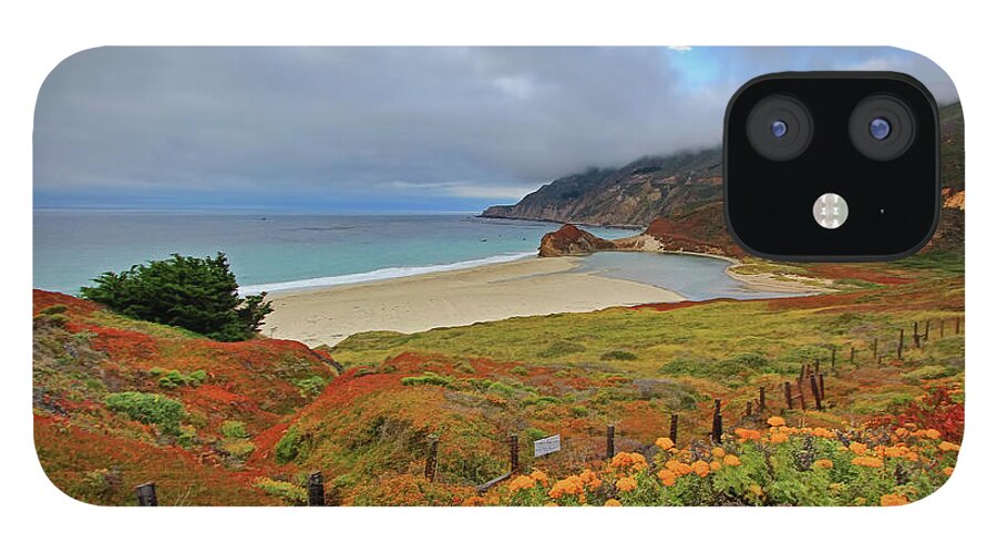 Tranquility iPhone 12 Case featuring the photograph Pacific Coast Highway And Little Sur by David Toussaint