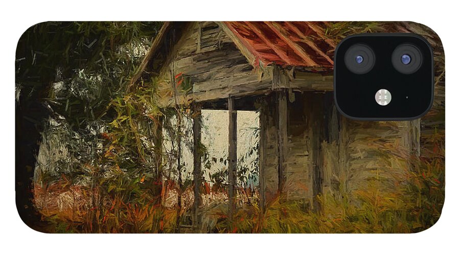 Art Prints iPhone 12 Case featuring the photograph Painted Yesterday House by Dave Bosse