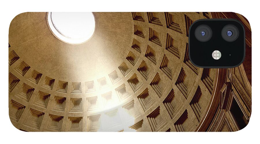 Roman iPhone 12 Case featuring the photograph Pantheon, Interior. Rome, Italy by Blueplace