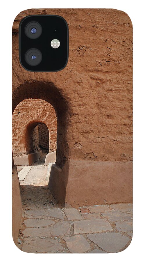Architecture iPhone 12 Case featuring the photograph Pecos Ruins Doorway by Glory Ann Penington