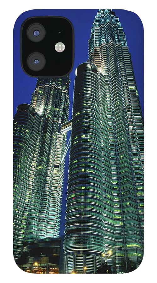 Southeast Asia iPhone 12 Case featuring the photograph Petronas Towers by John Elk