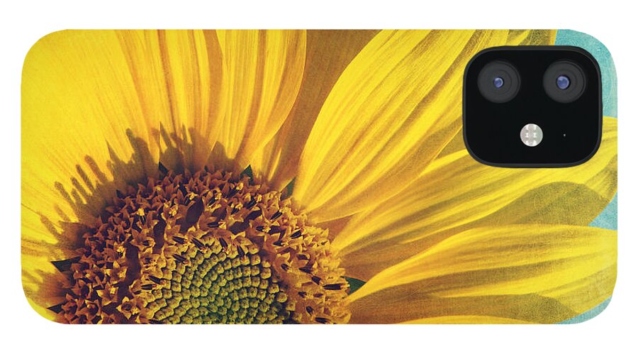 Sunflower iPhone 12 Case featuring the photograph Pure sunshine by Sylvia Cook