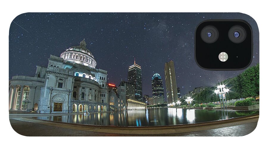 Boston iPhone 12 Case featuring the photograph Reflecting pool by Bryan Xavier