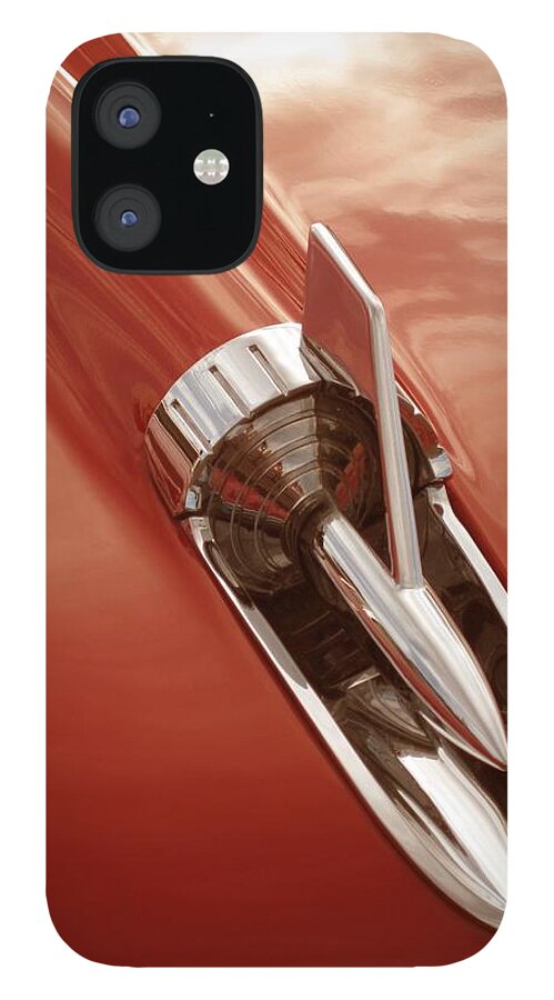 Red iPhone 12 Case featuring the photograph Rocket Reflection by Carolyn Jacob