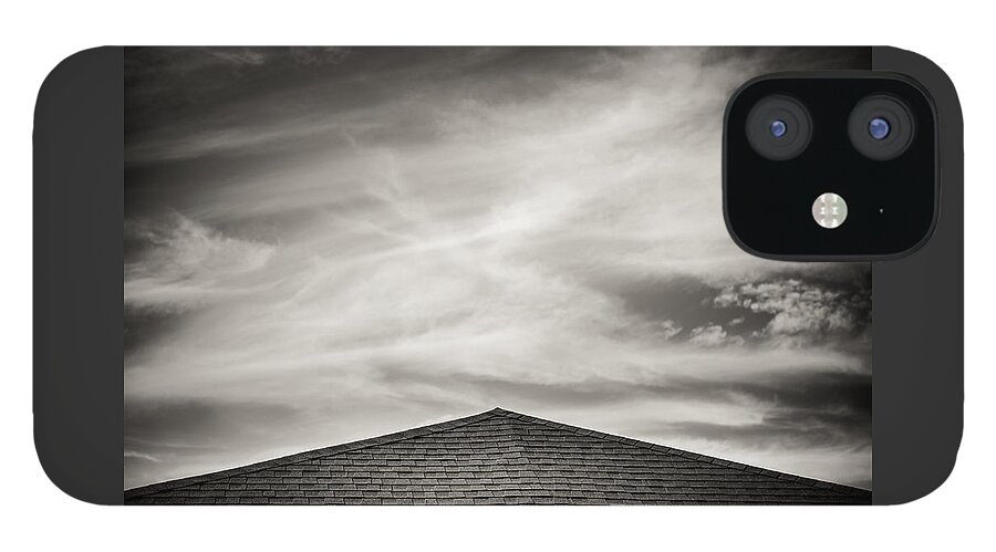 Rooftop Sky iPhone 12 Case featuring the photograph Rooftop Sky by Darryl Dalton