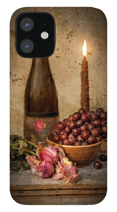 Wine iPhone 12 Case featuring the photograph Rose by Robin-Lee Vieira