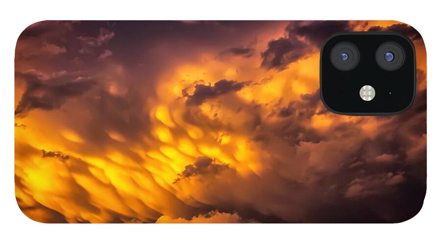 Clouds iPhone 12 Case featuring the photograph Royal Colors by Steve Sullivan
