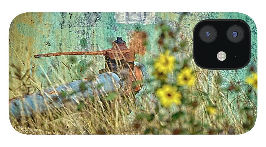 Oil iPhone 12 Case featuring the photograph Rusted Shut by Ken Williams