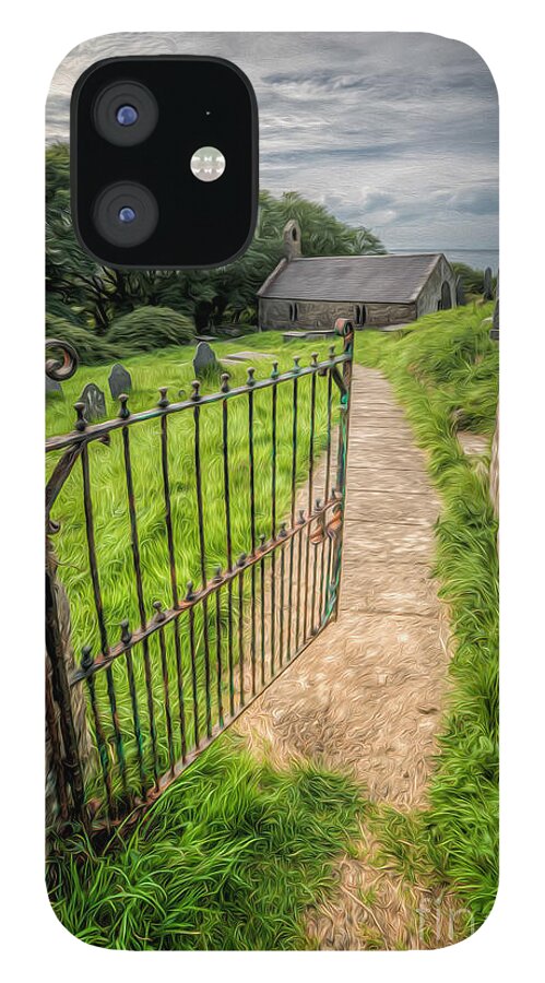 Cemetary iPhone 12 Case featuring the photograph Sacred Path by Adrian Evans