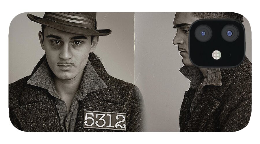Guilt iPhone 12 Case featuring the photograph Sailor Boy Wanted Mugshot by Nick Dolding