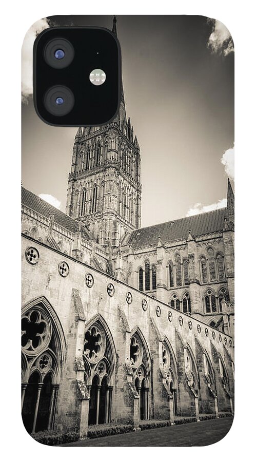 Salisbury iPhone 12 Case featuring the photograph Salisbury - for Eugene Atget by Ross Henton