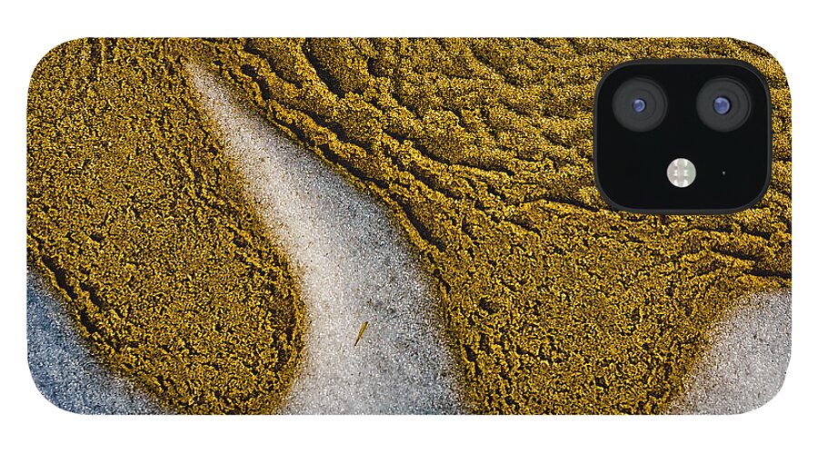 Moods iPhone 12 Case featuring the photograph Sand Abstract by Louis Dallara
