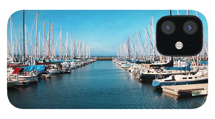 Landscape iPhone 12 Case featuring the photograph Shilshole Bay Marina by Sylvia Cook