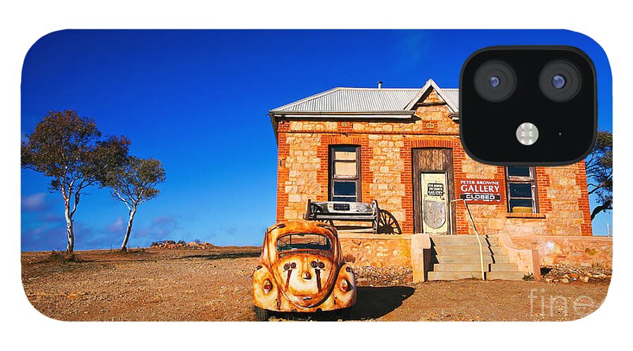Silverton New South Wales Art Gallery Australia Landscape Outback iPhone 12 Case featuring the photograph Silverton Art Gallery by Bill Robinson
