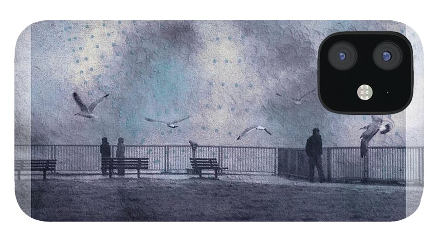 Birds iPhone 12 Case featuring the photograph Sky dance by Suzy Norris