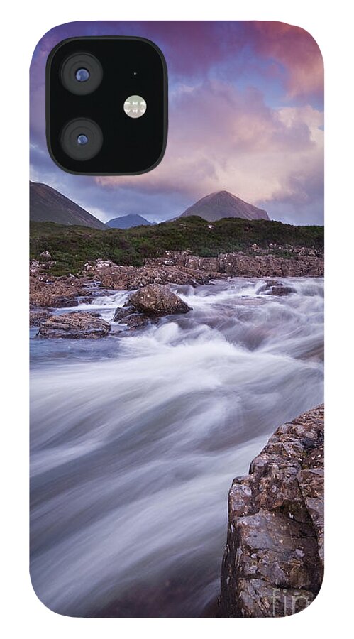 Landscape iPhone 12 Case featuring the photograph Sligachan River by David Lichtneker