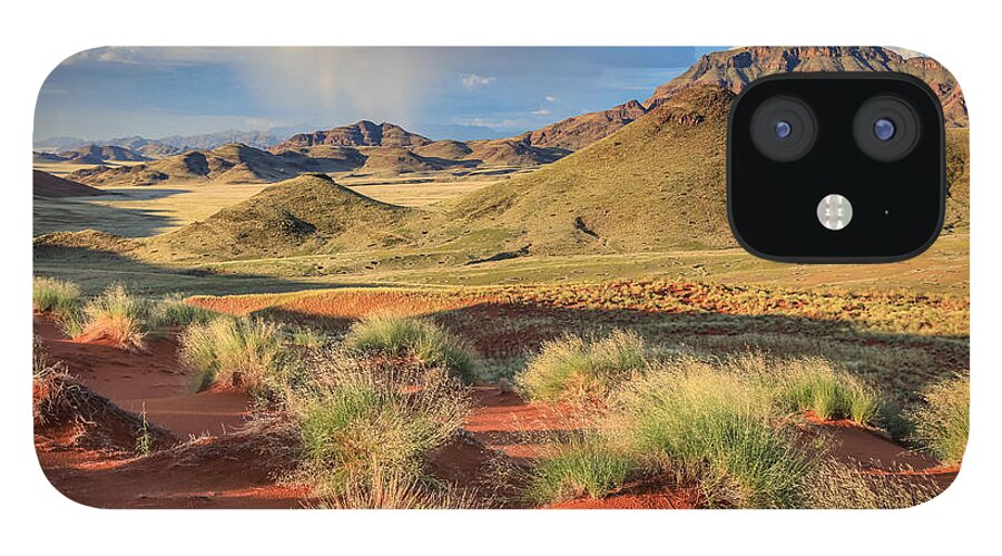 110325 Sossusvlei Vacation iPhone 12 Case featuring the photograph Sossulvei Namibia Afternoon by Gregory Daley MPSA