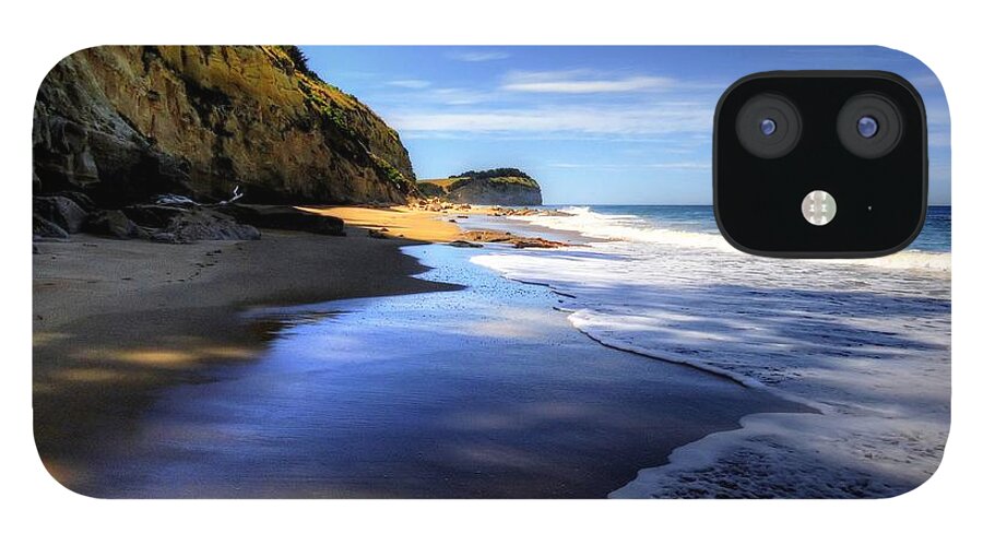 New Zealand iPhone 12 Case featuring the photograph South Pacific Shores by Peter Mooyman
