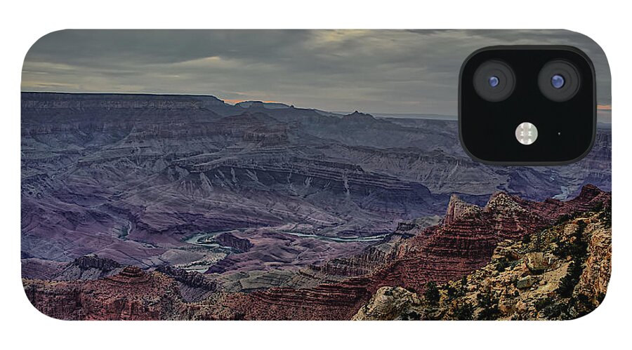 Arizona iPhone 12 Case featuring the photograph South Rim of the Grand Canyon by Pam DeCamp